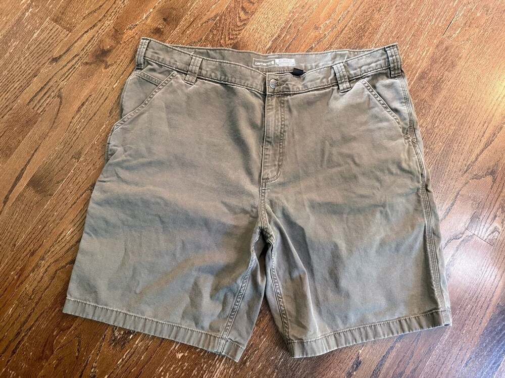 Carhartt Rugged Flex Relaxed Fit Canvas Work Shorts, Men's Size 42